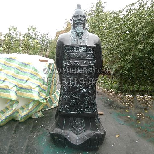 秦始皇铸铜雕塑