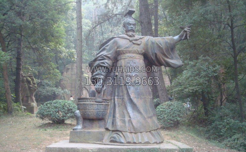 汉文帝“亲尝汤药”石刻浮雕 汉文帝“亲尝汤药”石刻浮雕
