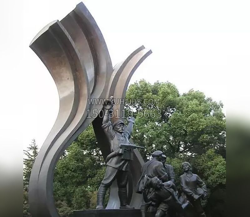 红军胜利广场景观铜雕雕塑