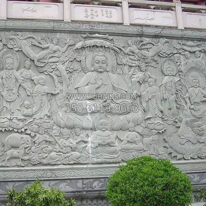 花岗岩佛文化石材浮雕雕塑