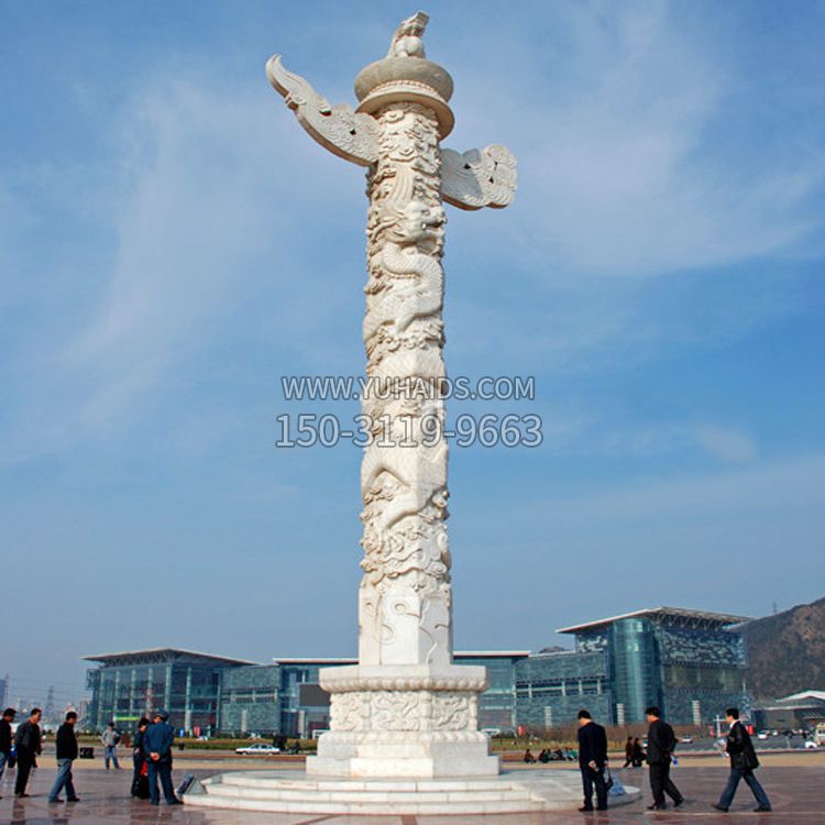 华表石柱子城市广场景观柱雕塑
