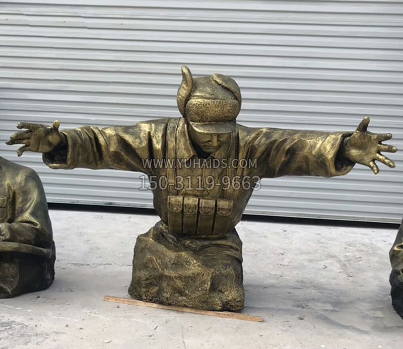 黄继光铜雕雕塑