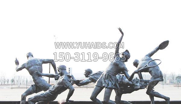不锈钢体育运动广场雕塑