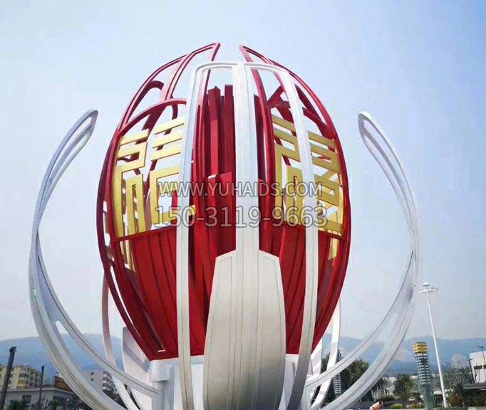 大型广场不锈钢景观雕塑