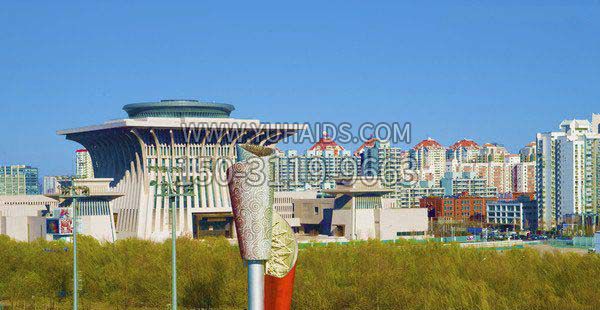 公园不锈钢抽象火炬雕塑
