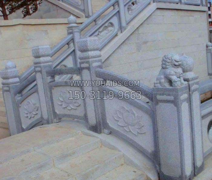 公园景观仿古石栏板雕塑