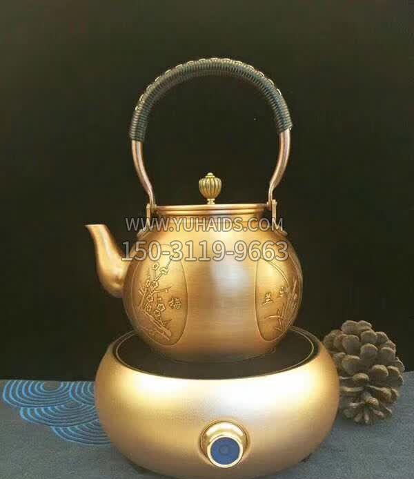 茶具景观雕塑 