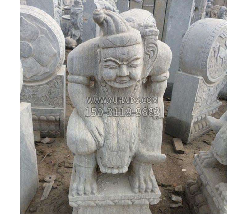 仿古兵马俑石雕雕塑