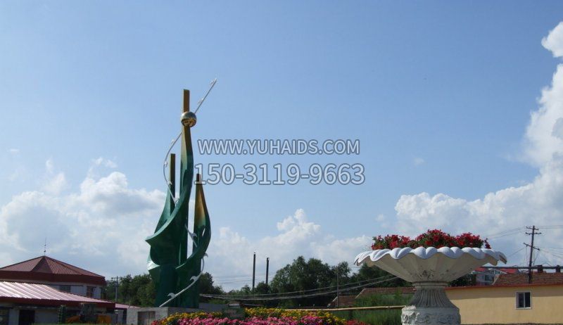 不锈钢发展园林雕塑