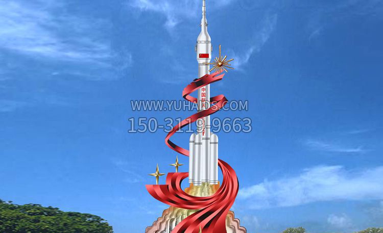 不锈钢飞天雕塑广场景观雕塑
