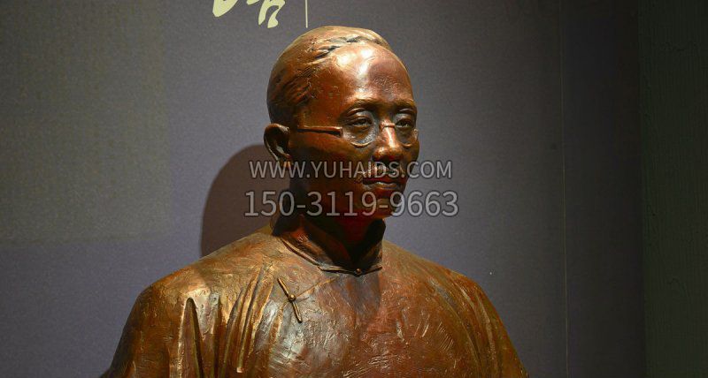 蔡元培名人胸像铜雕雕塑