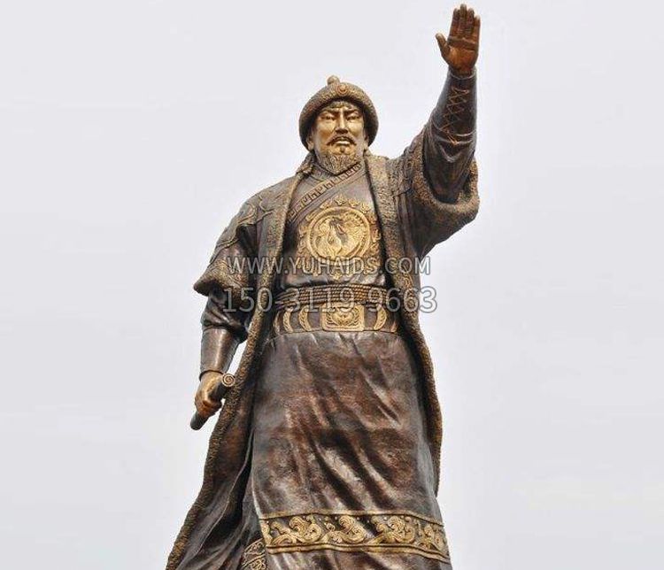 大型成吉思汗铜雕雕塑
