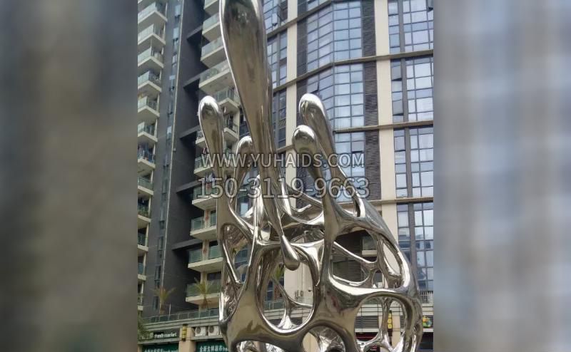 广场不锈钢造型雕塑