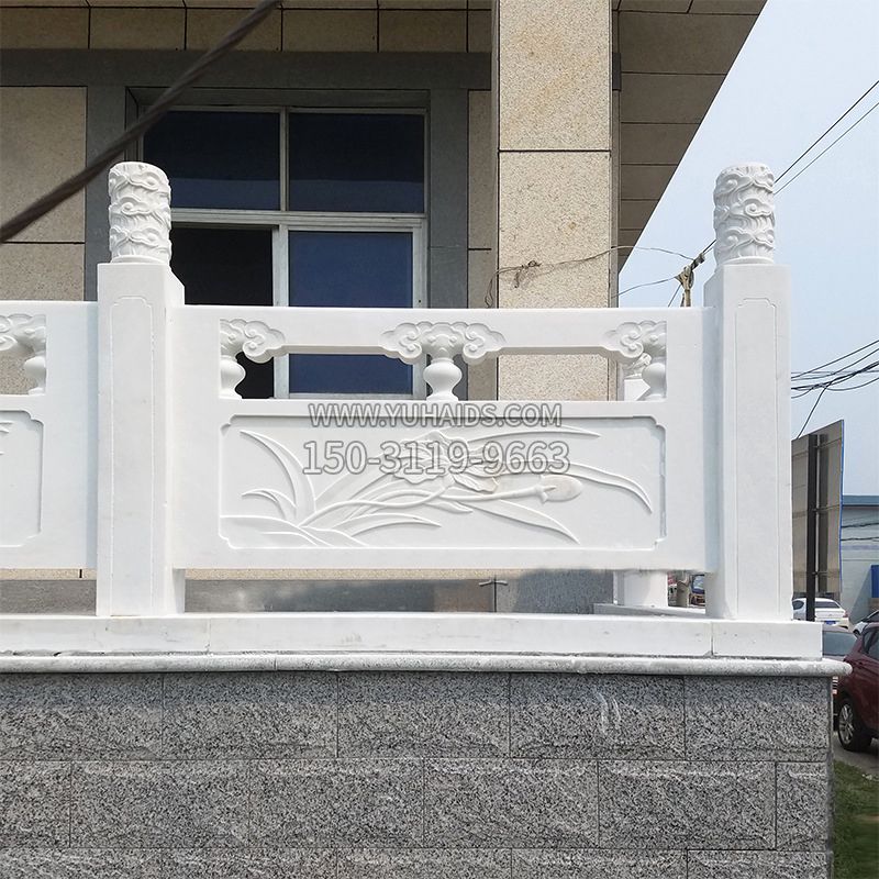 仿古石栏板雕塑