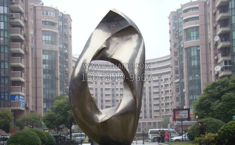 抽象不锈钢公园景观雕塑