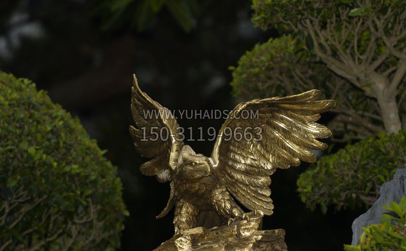 大理石雄鹰雕塑 大理石雄鹰雕塑