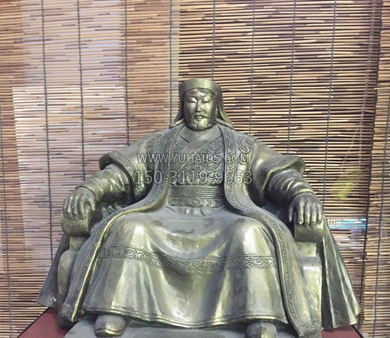 成吉思汗古代名人铜雕雕塑