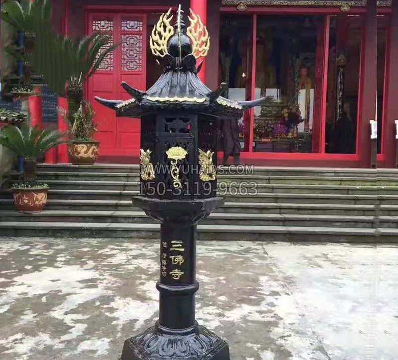 供应仿古铸铜灯塔雕塑