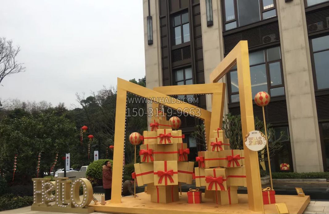不锈钢礼物景观摆件雕塑
