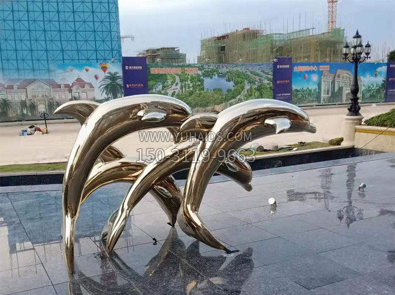 不锈钢鹤雕塑图片