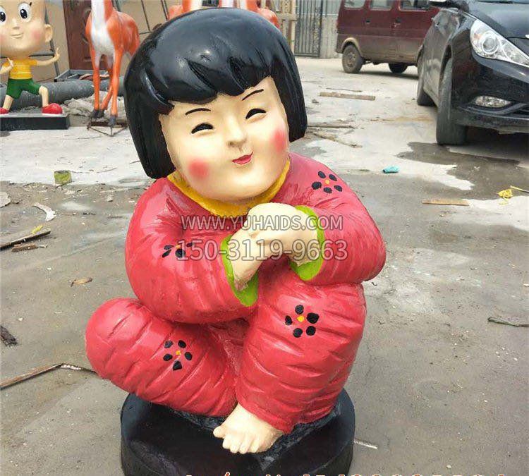 玻璃钢梦娃雕塑