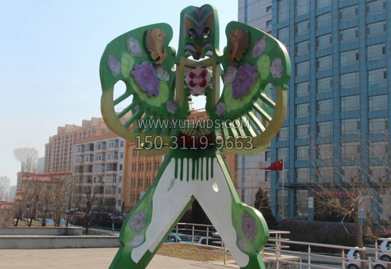 不锈钢城市大型风筝雕塑