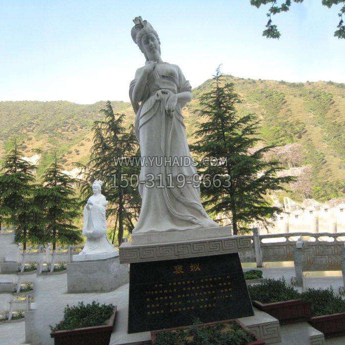 褒姒雕像-中国古代知名美女“烽火戏诸侯”相关人物雕塑