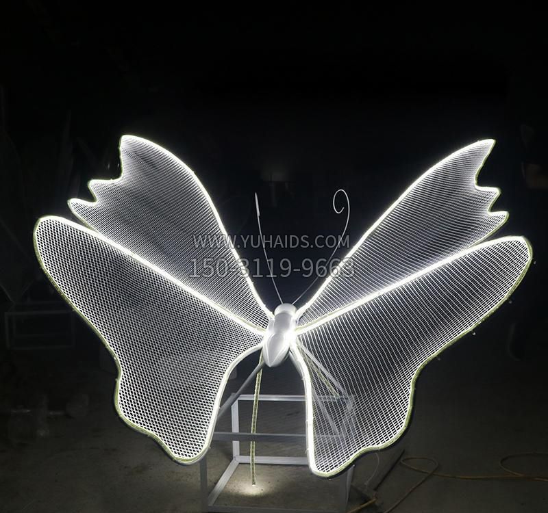 不锈钢灯饰蝴蝶雕塑