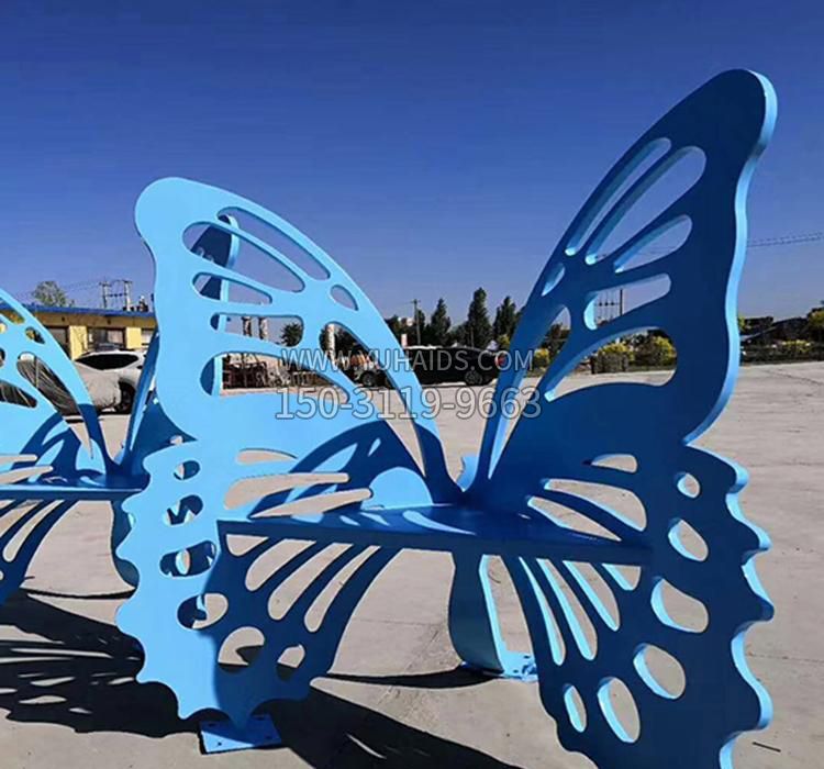 不锈钢园林蝴蝶雕塑
