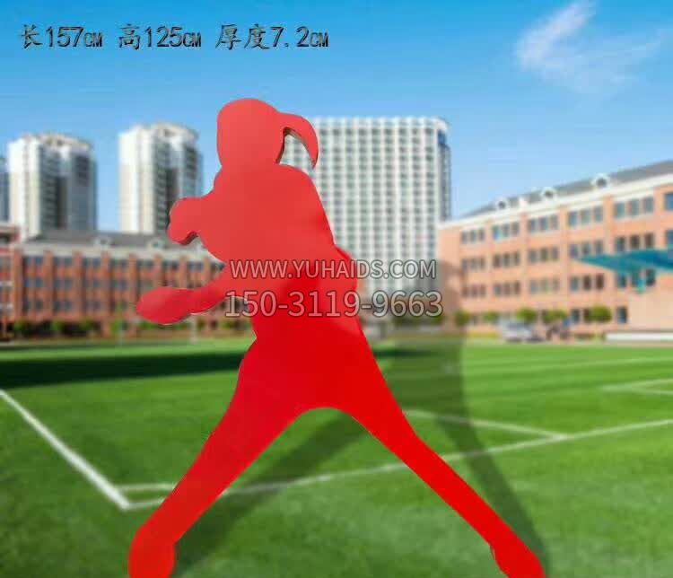 抽象不锈钢人物雕塑