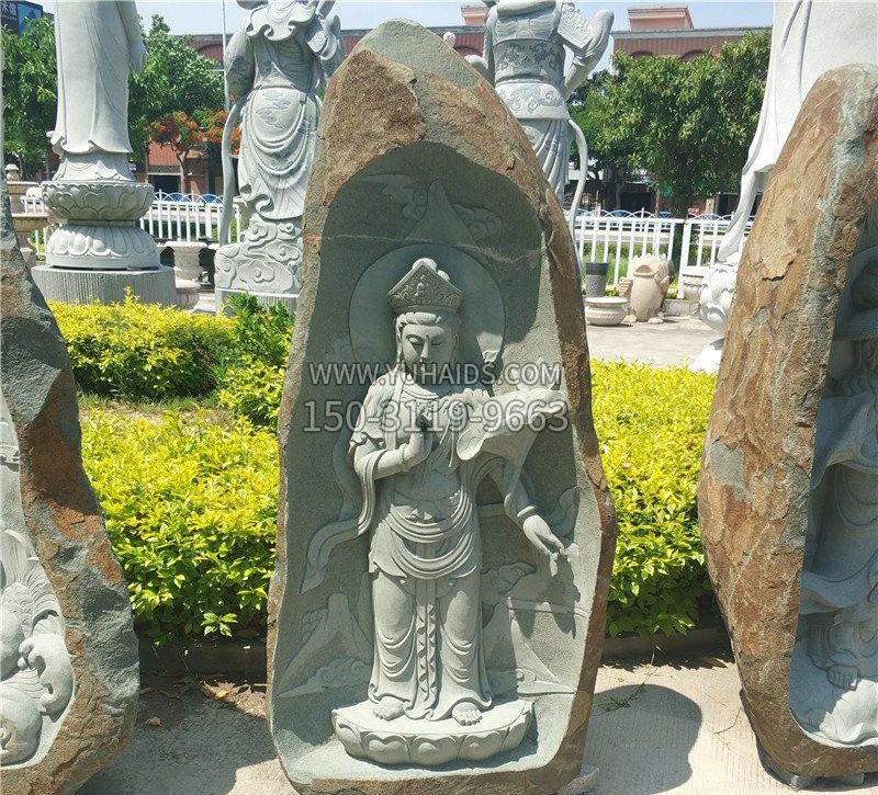 大理石公园石观音雕像雕塑