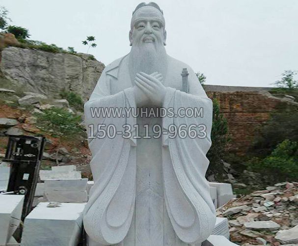 大理石先师孔子石雕雕塑