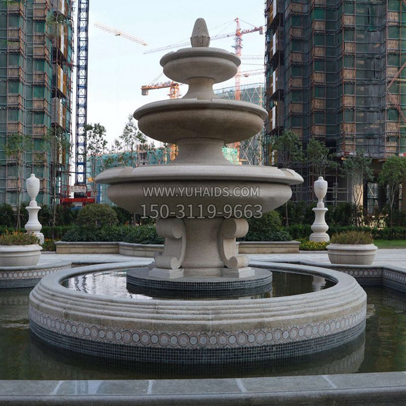 东阳石雕喷泉水景雕塑