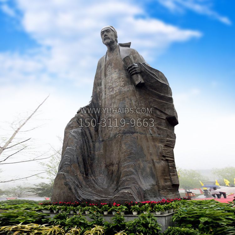 杜甫抽象雕塑-大型景区景点历史名人雕像