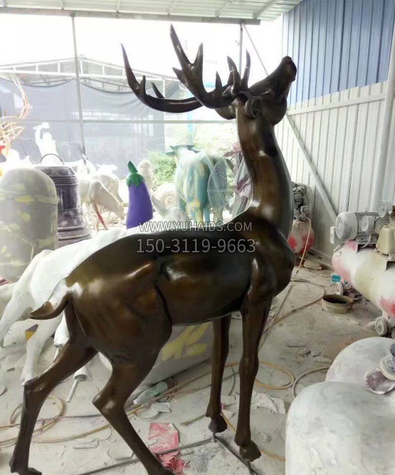 动物鹿铜雕雕塑