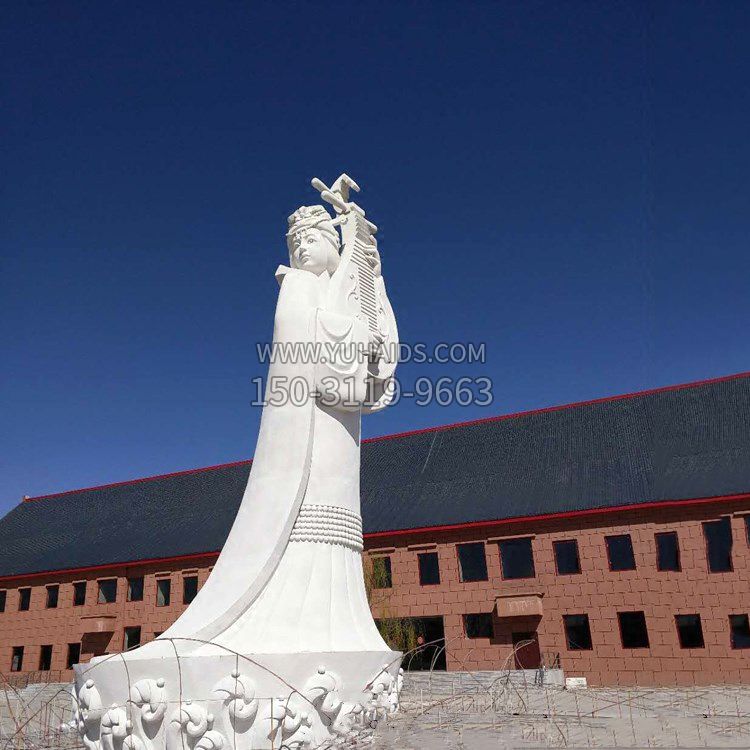 大型中国古代四大美女之王昭君出塞石雕塑