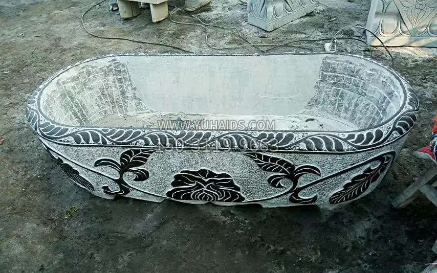 仿古水缸石雕 雕塑
