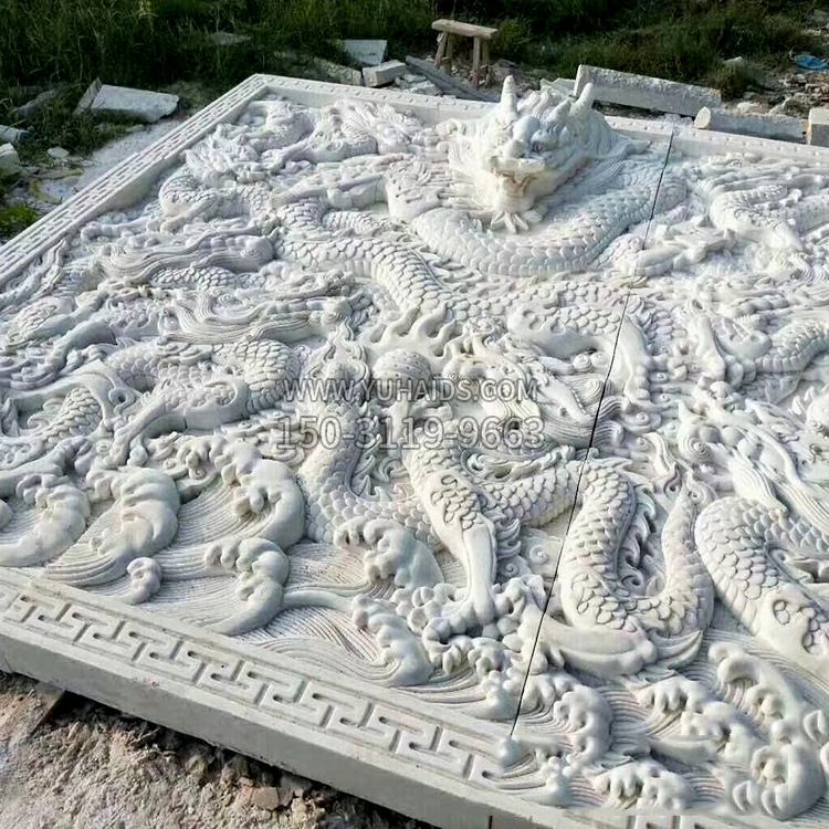 高浮雕龙纹建筑浮雕雕塑