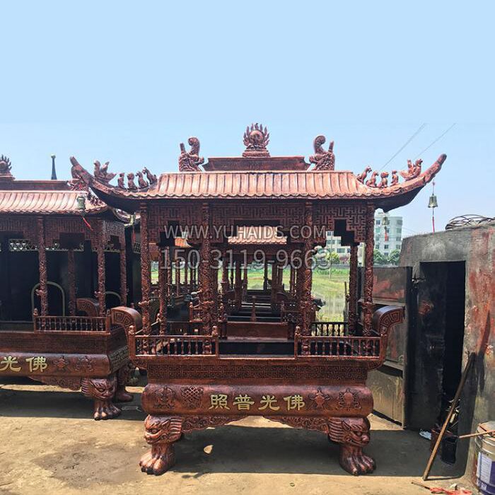 佛光普照香炉雕塑
