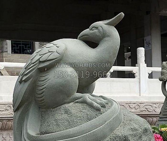 公园景观凤凰石雕雕塑