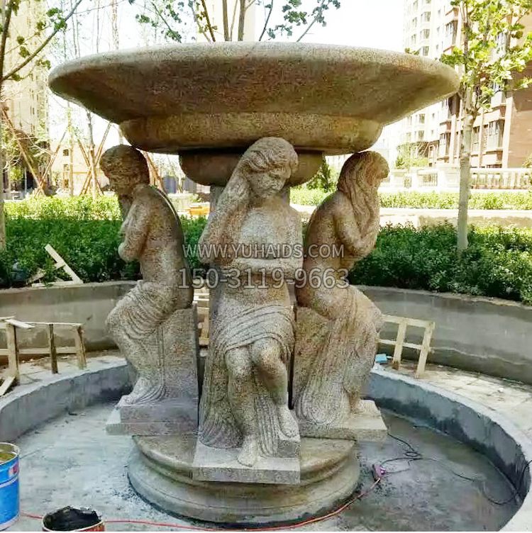 古典石雕喷泉雕塑
