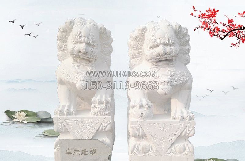 汉白玉北京狮雕塑