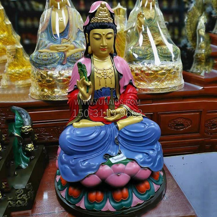黄铜观音雕像佛像雕塑