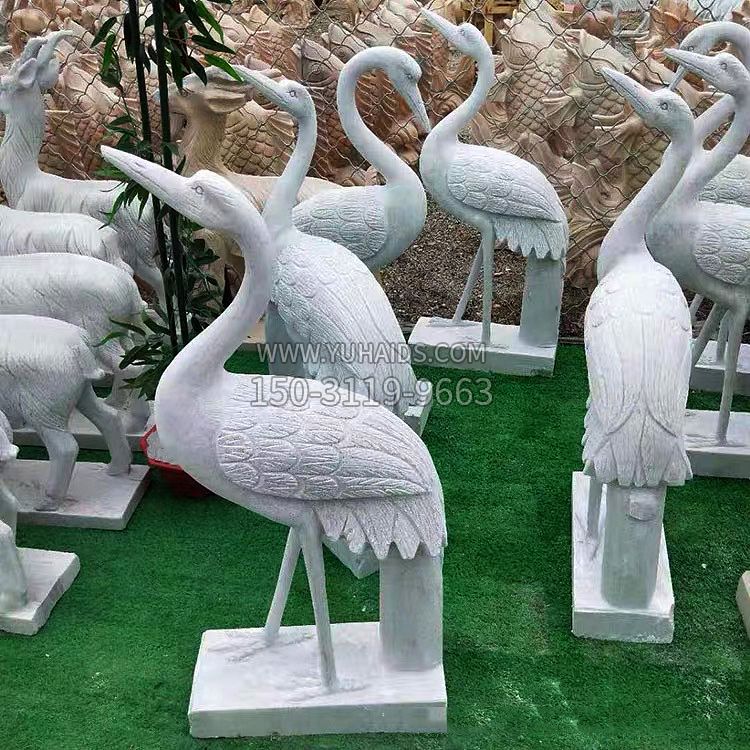 花岗岩仙鹤石雕雕塑