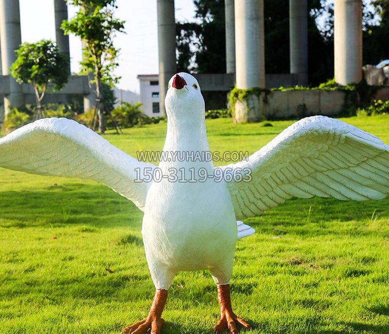 和平鸽图片雕塑