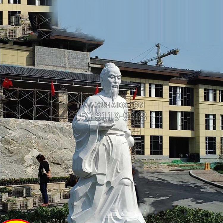 华佗汉白玉石雕像雕塑