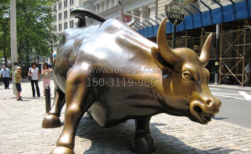 华尔街牛铜雕 雕塑