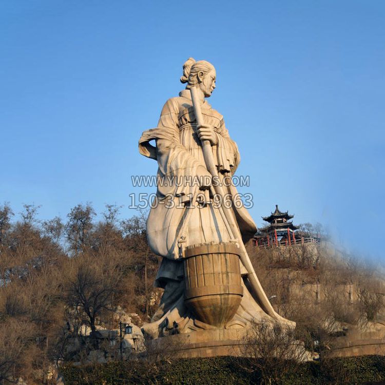景区景点历史名人古代著名美女文姜大型景观雕塑
