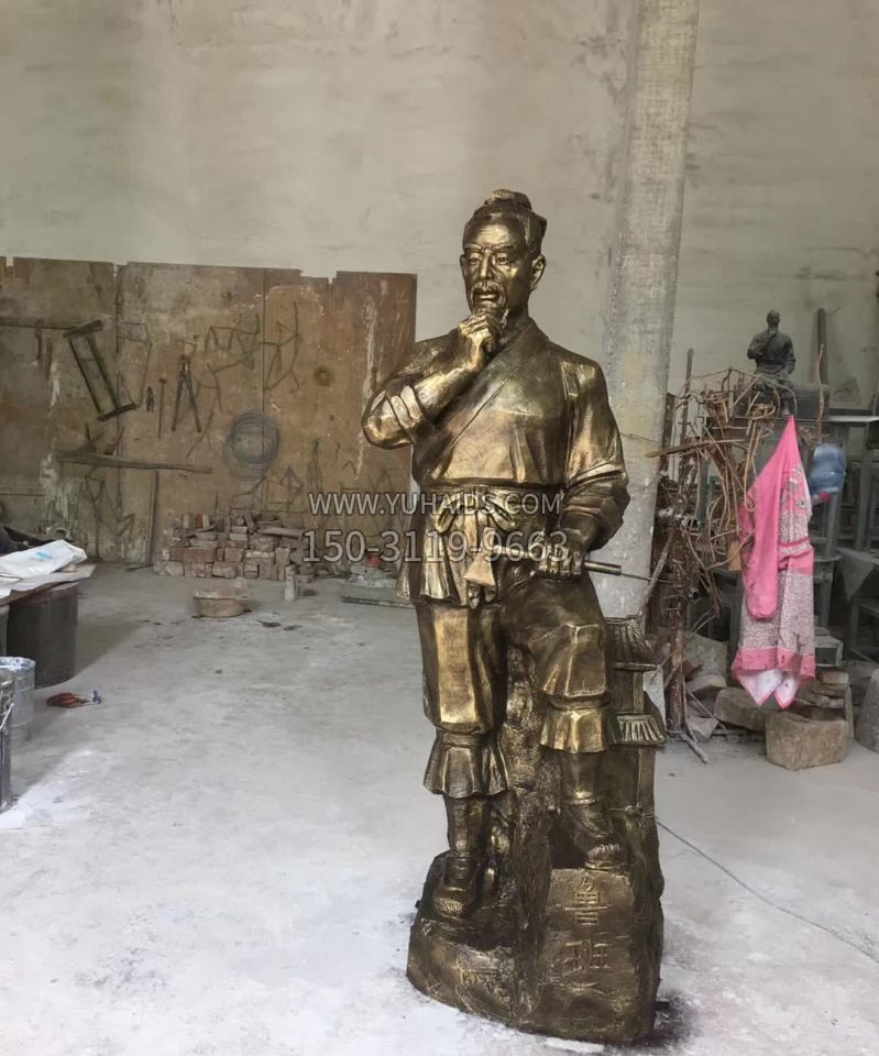 鲁班名人铜雕雕塑