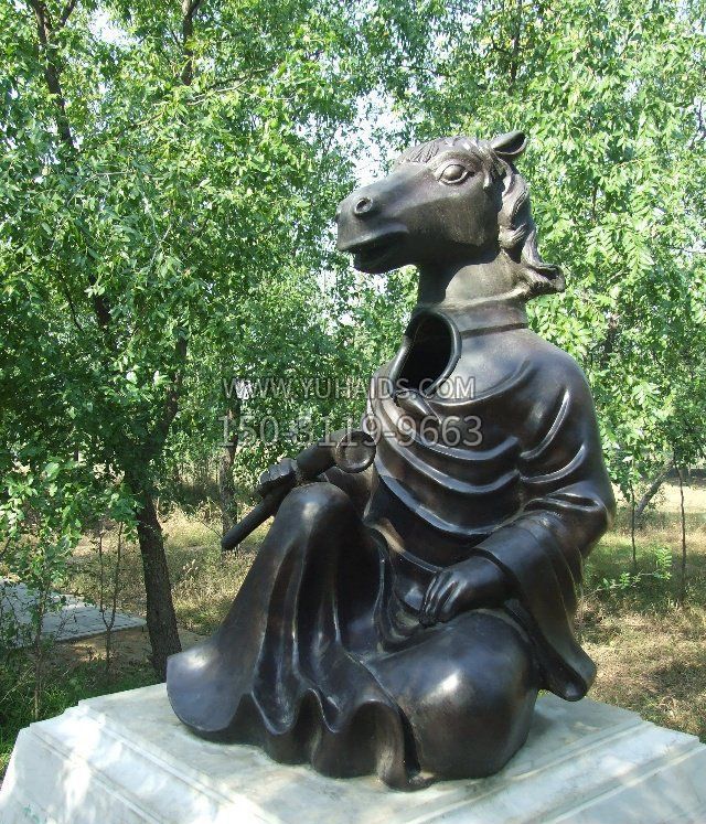 马十二生肖铜雕雕塑